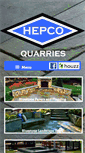 Mobile Screenshot of hepcoquarries.com